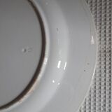 Round dish BFK Boch Frères Keramis decoration "fruit"