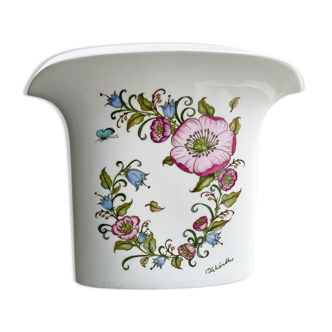 Ole Winkler for Hutschenreuter vase with flowers