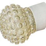 Applique murale vintage en porcelaine blanche, années 1970