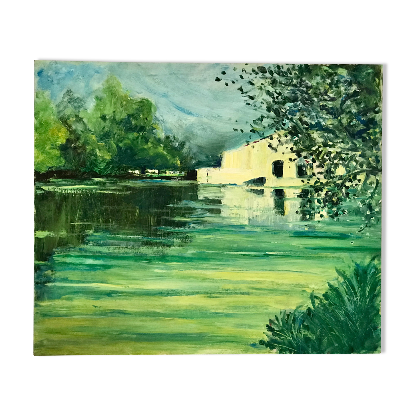 Painting on panel