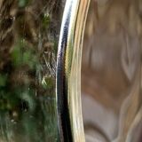 6 chaises pliantes en Plexiglas fumé et métal chrome Chaisor 1970