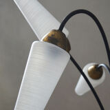 1950's Vintage 6-Shade Tripod Floor Lamp