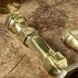 Pair of brass candlesticks