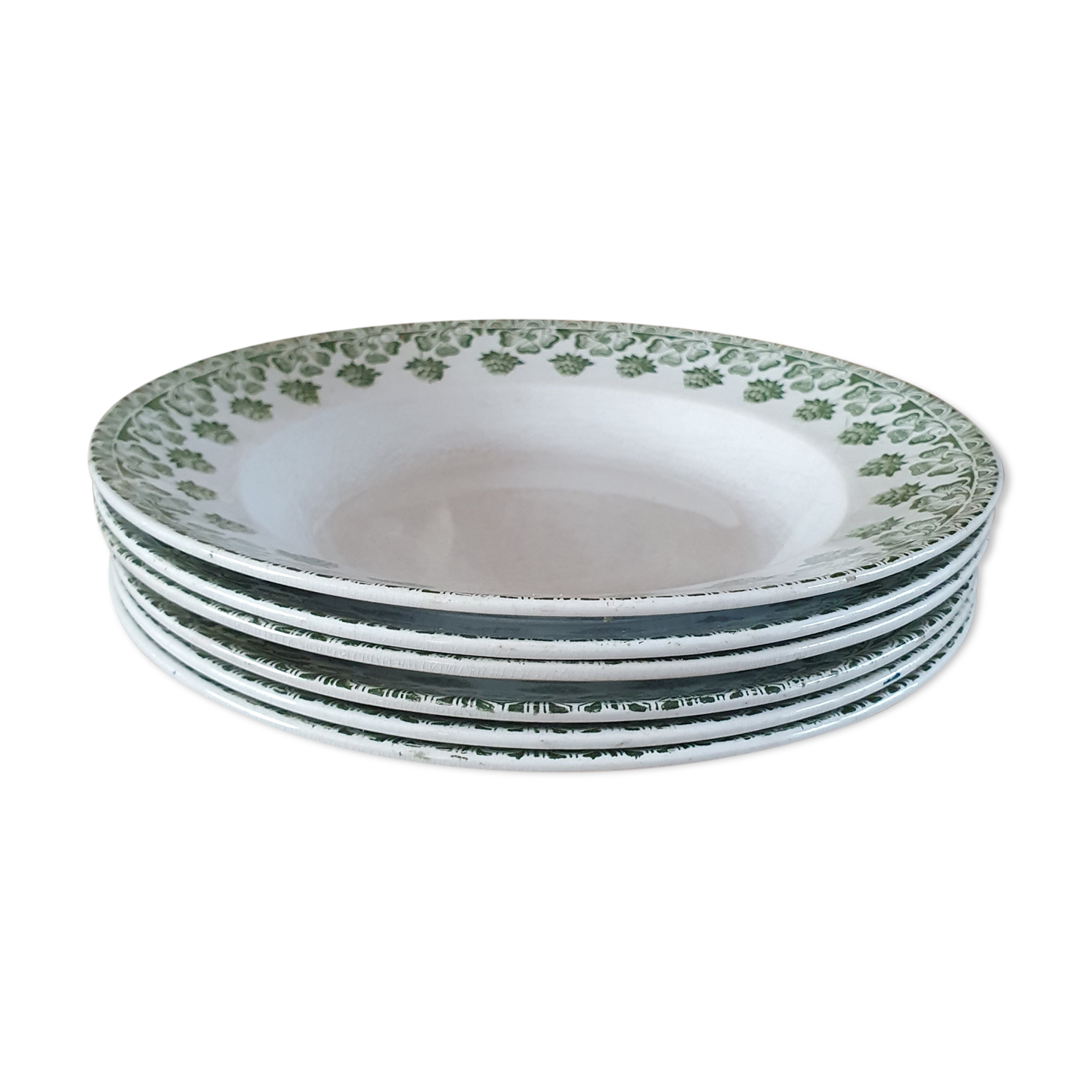 6 hollow plates Terre de fer