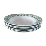 6 assiettes creuses Terre de fer