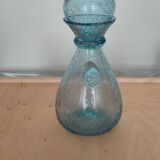 Glass carafe BIOT sky blue