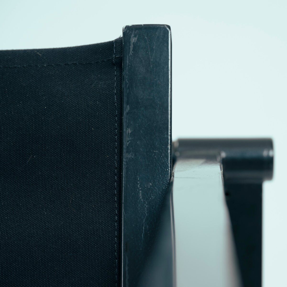 Vintage cubic steel canvas armchair by Radboud van Beekum by Pastoe, 1984