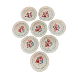 Lot plates Digoin Sarreguemines model Cannes