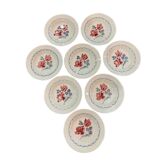 Lot plates Digoin Sarreguemines model Cannes