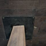 Bistro table in wood and metal