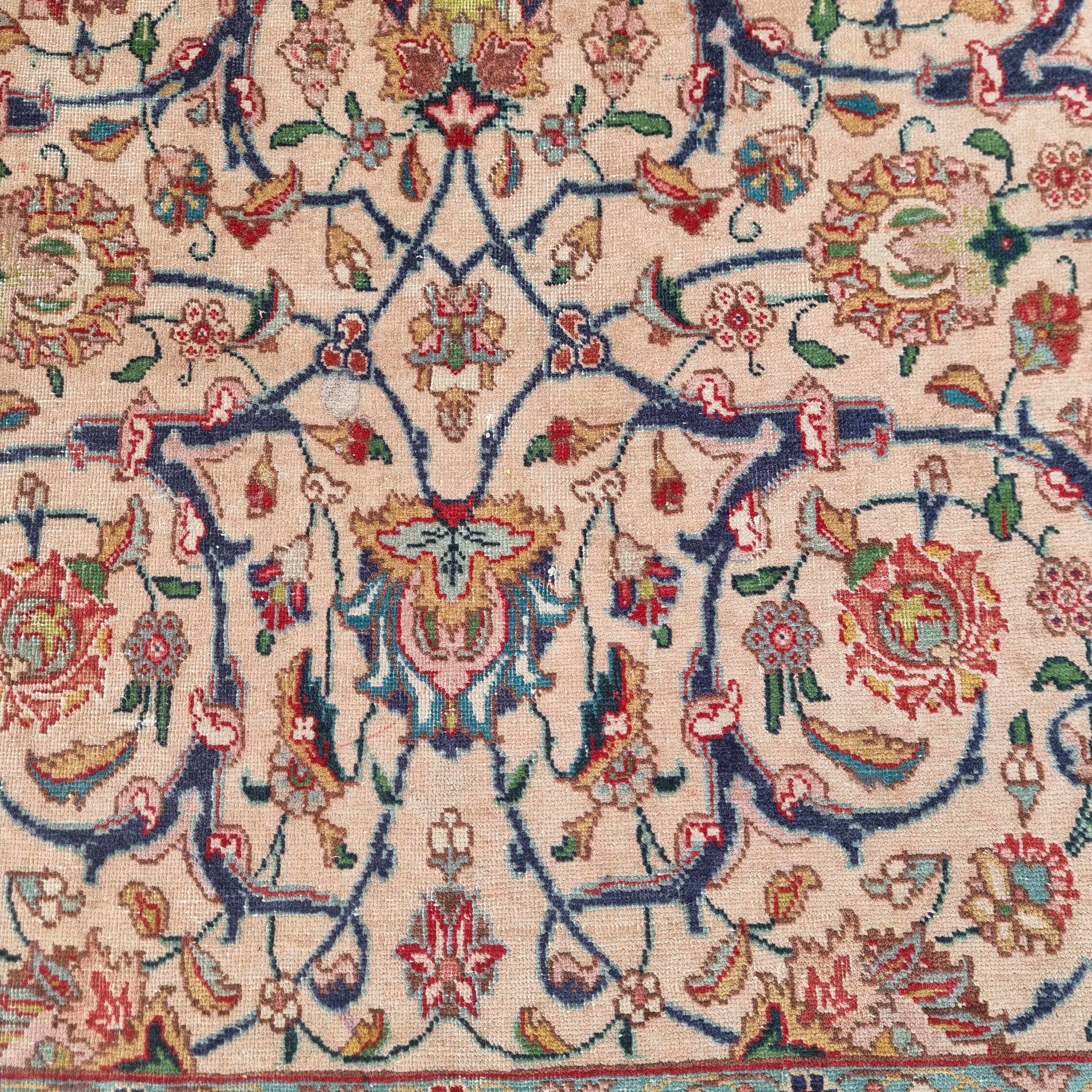 Vintage Hand Knotted Persian Carpet, 1970s