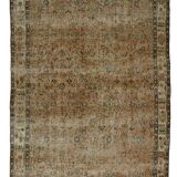 Turkish Anatolian Handmade Vintage Rug 302 cm x 177 cm