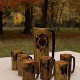 Lanusé Le Castellet drinks service from the 60s