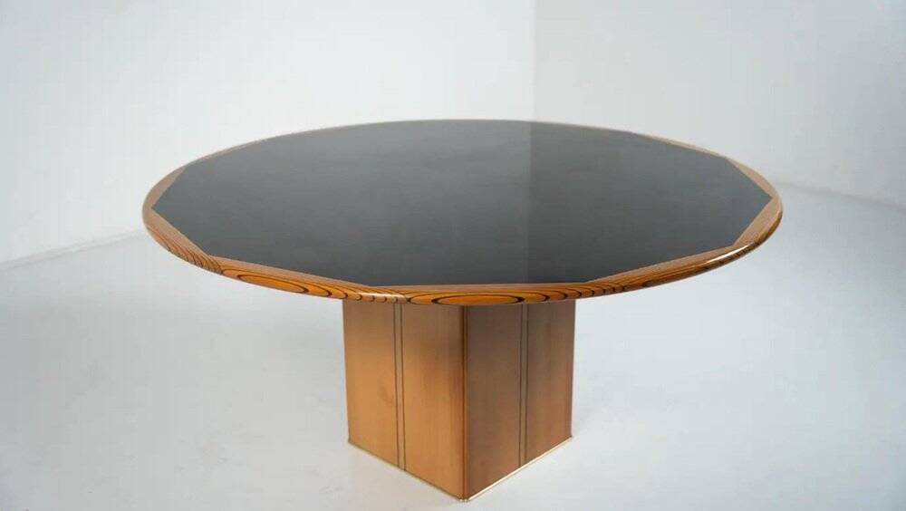 Artona Series Africa Round Table attributed to Afra & Tobia Scarpa for Maxalto, 1970s