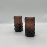 Burgundy glass - Tunisian crafts