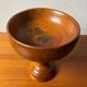 Wooden salt cup empty pocket
