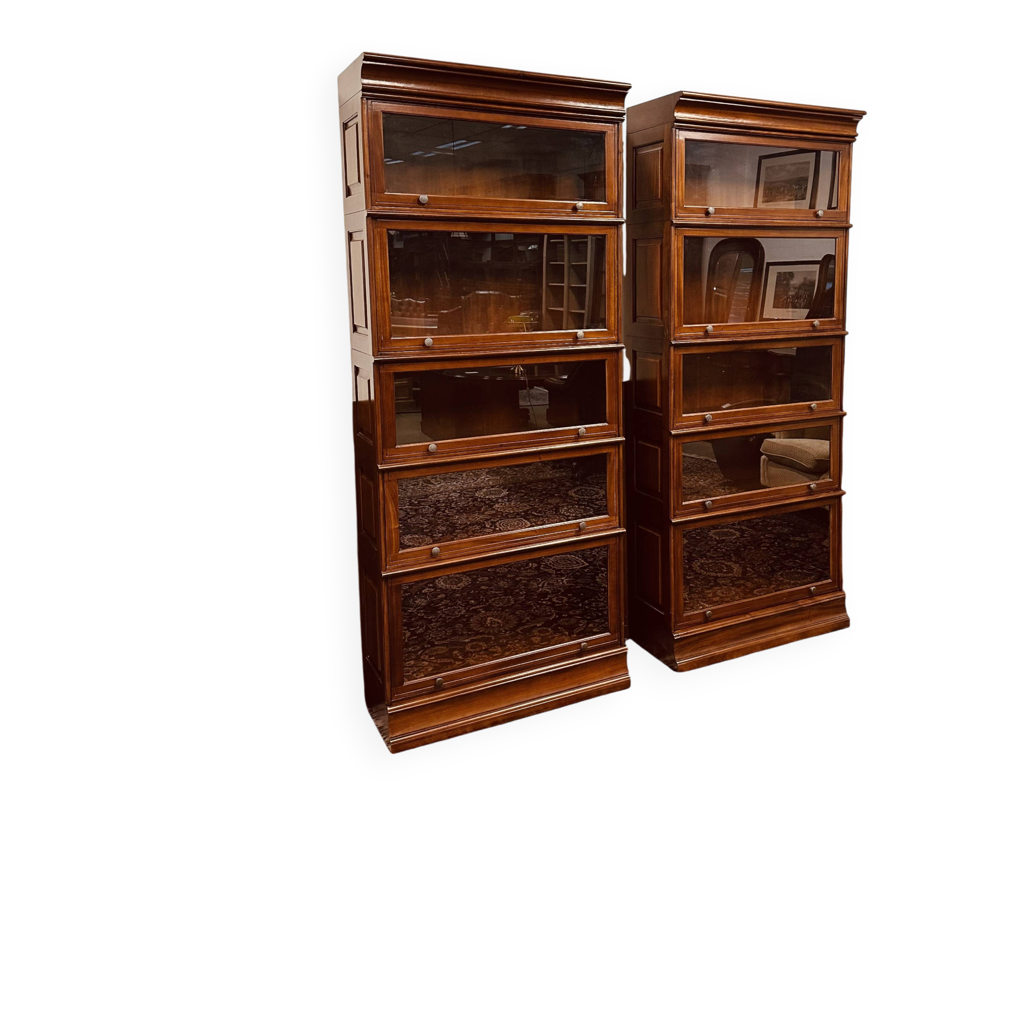 Classic English Globe Wernicke stackable barrister Bookcase