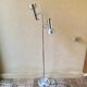 Lampe lampadaire liseuse Delmas vintage années 70 chrome & alu