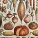 Lithograph on vegetables and vegetable plants - 1900