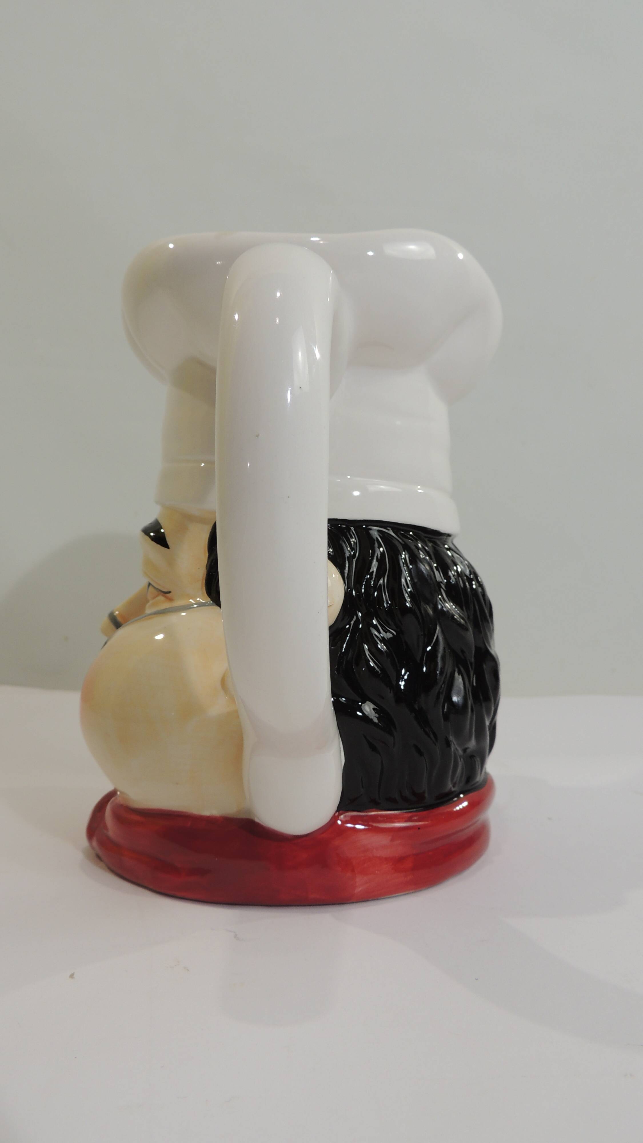 Pichet vintage chef cuisinier en céramique – Cruche humoristique