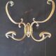Set of 5 brass hooks
