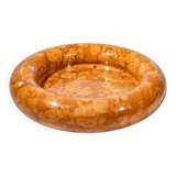 Rosso Verona marble centerpiece / empty pocket, Italian design 1960s