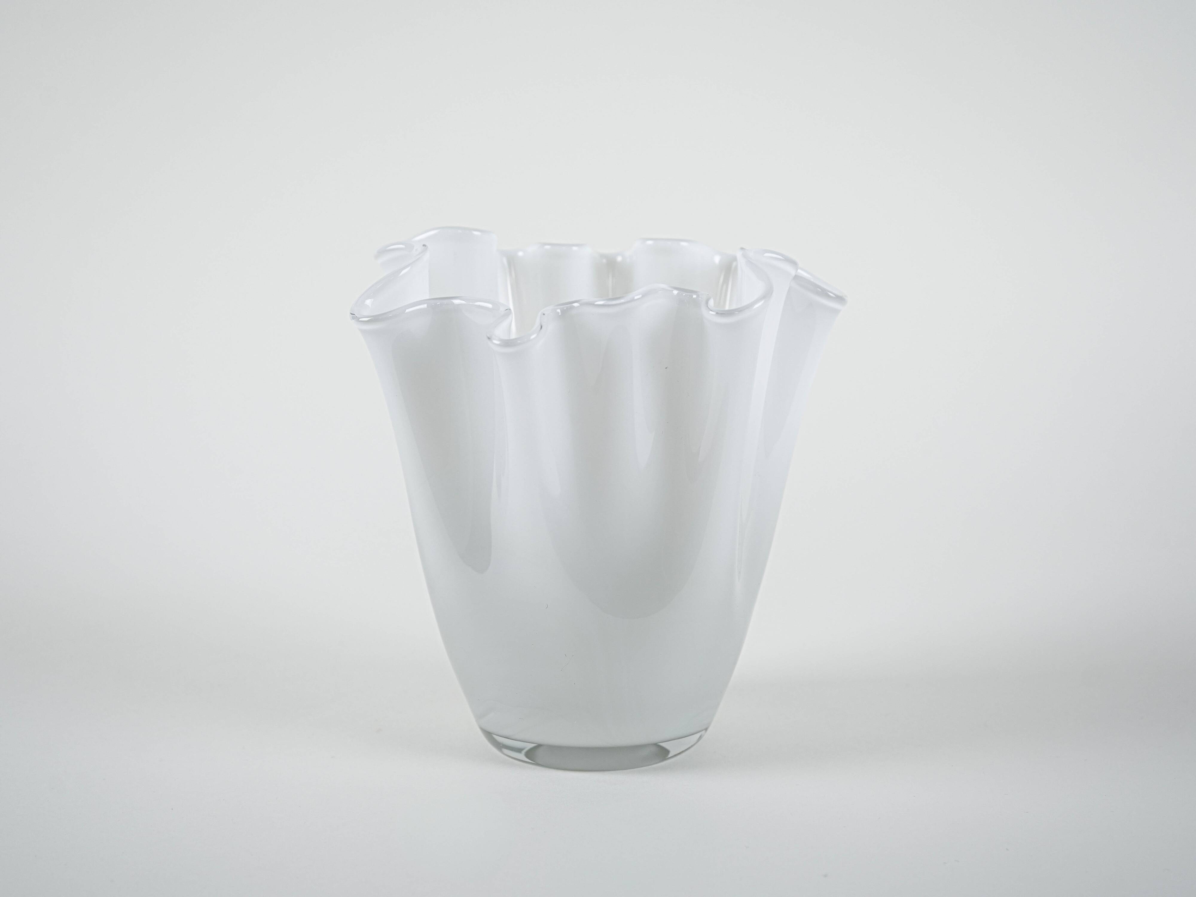 White vase, Danish design, 1970s, made in Denmark