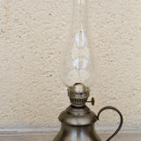 Pewter candle holder