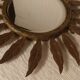 Vintage metal sun mirror - 22cm