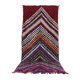 Colourful vintage moroccan runner rug 137 x 314 cm - handmade berber rug