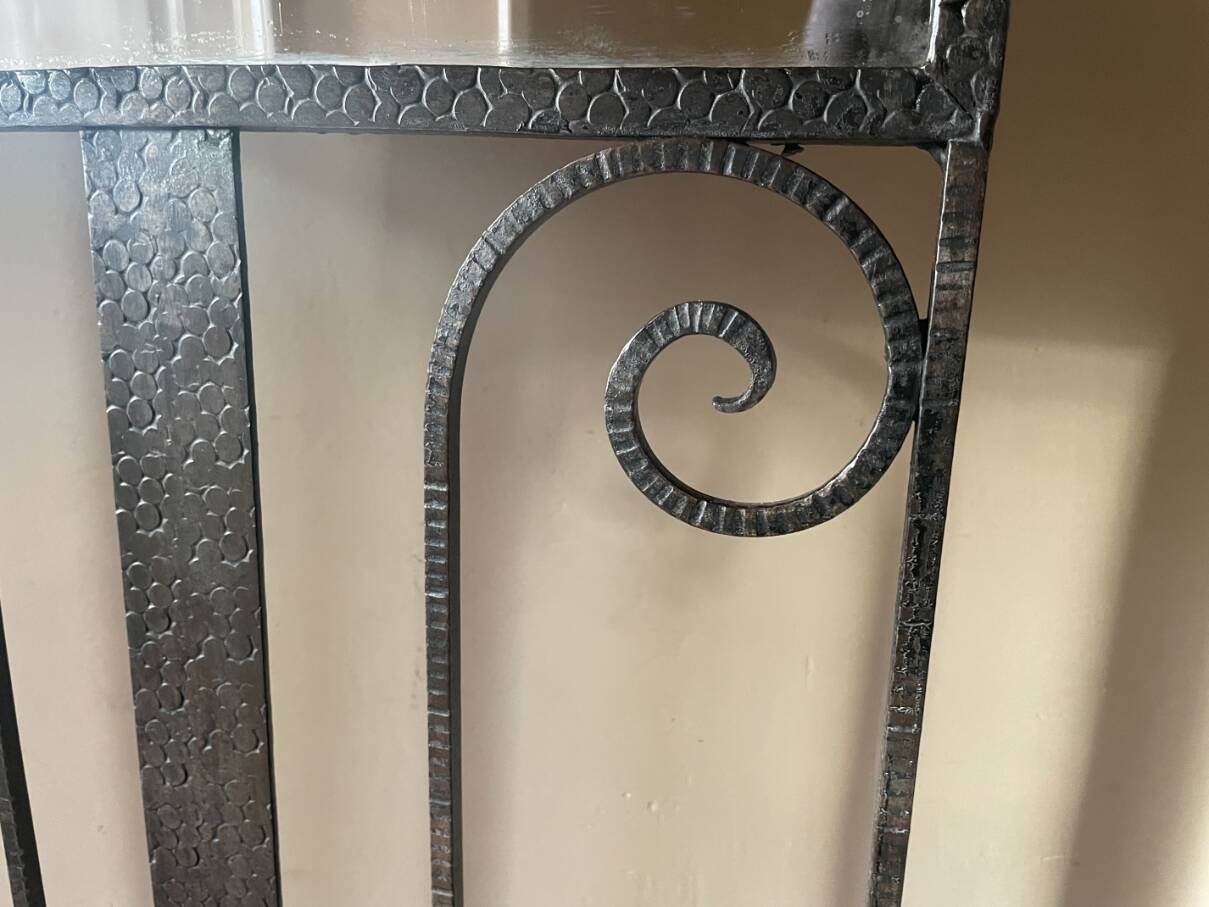 Porte-manteau mural sur pied art déco