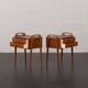 Paire de deux tables de chevet danoises attr. à Carl Aage Skov, Danemark, années 1960