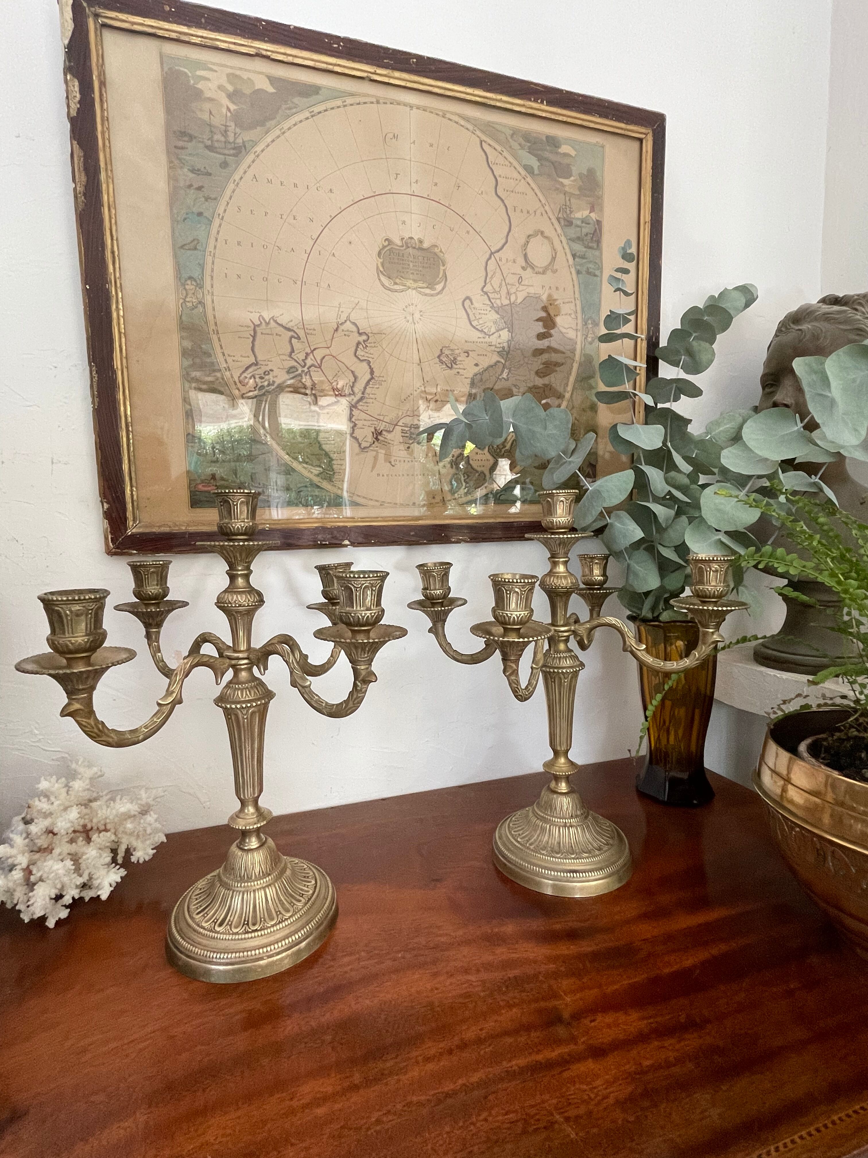 Chandelier in gilded bronze circa 1900