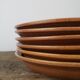 Hollow stoneware plates x6