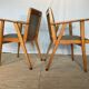 Pair scandinavian armchairs 60