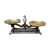 Old balance cast iron and brass