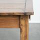 Antique French oak dining table for 6 to 8 people with three drawers