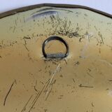 Round brass mirror