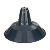 Industrial suspension in enamelled sheet metal anthracite gray 44cm XL 1960