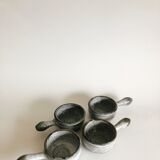 Set de 4 ramequins en grès