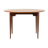Italian mid century dining table in teak, 1960s