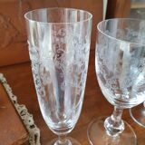 Royal Champagne 24 crystals glasses