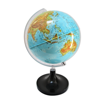 Globe terrestre lumineux made in italy vintage