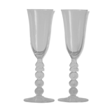 2 glass champagne flutes 2000