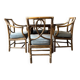 Ensemble table à manger et 4 chaises, 70s