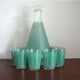 Carafe service and 8 glasses