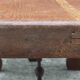 Spanish table with oak lyre legs (19th century)