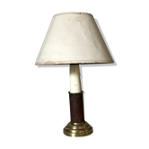 Leather lamp and brass in the early 20th century