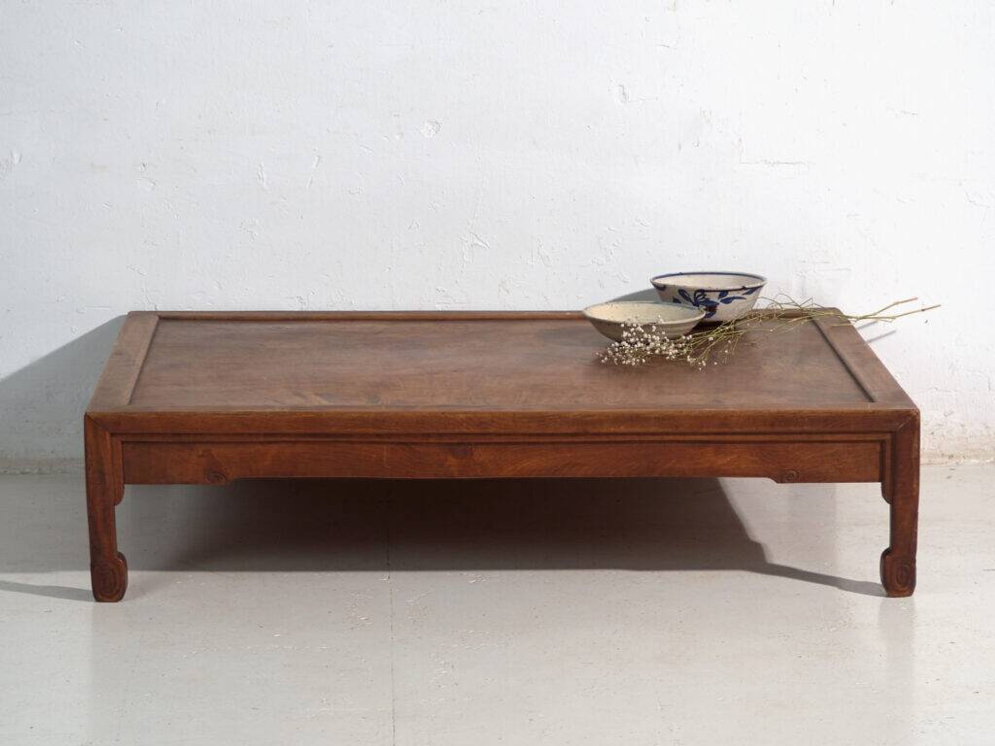 Antique Japanese low table made of keyaki wood – Japan, circa 1900
