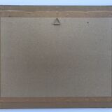 Watercolour signed by bernard aris, mount taranaki, new plymouth park, 1948